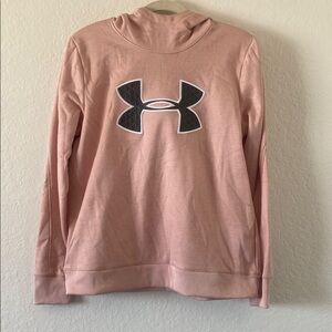 Under Armour Pink Cowl Neck Sweater Size L